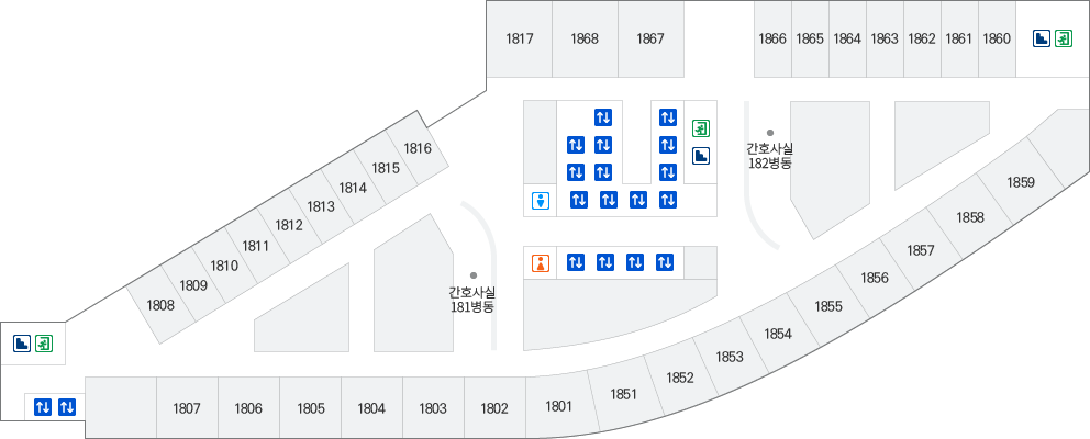 18층 원내 위치도